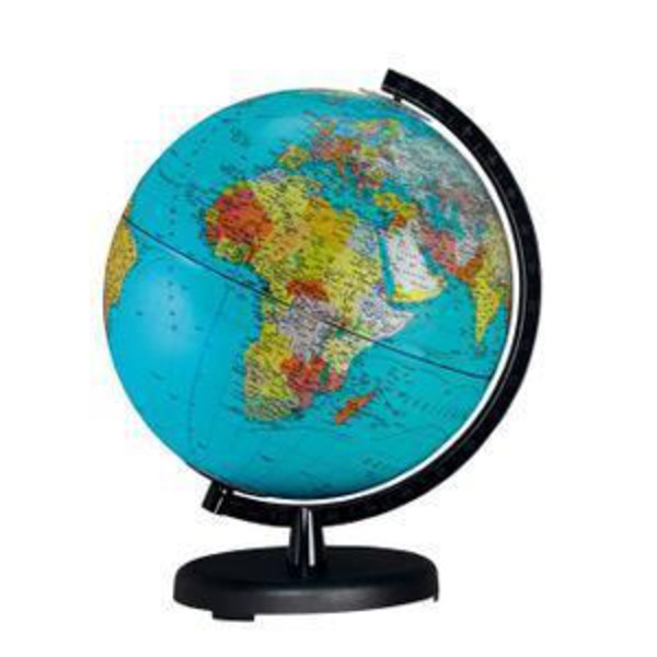 Columbus Globo terráqueo infantil Terra negro 26cm