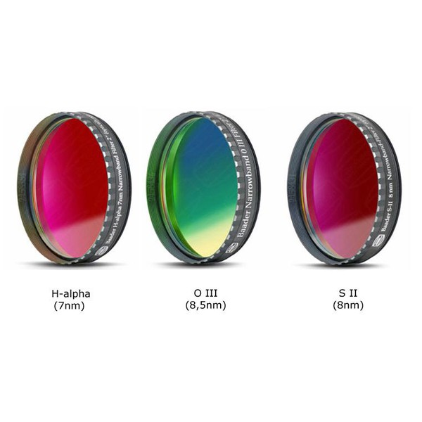 Baader Set de filtros LRGBC-H-Alfa 7nm 2", OIII y SII