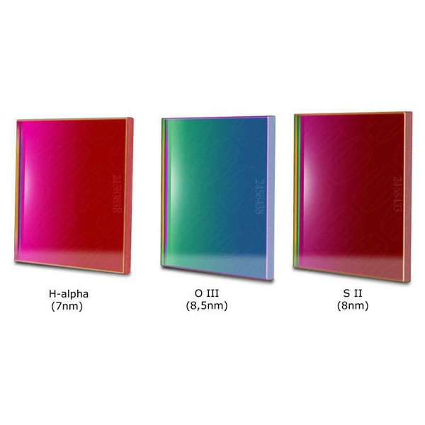 Baader Set de filtros LRGBC-H-Alfa 7nm 65x65mm, OIII y SII