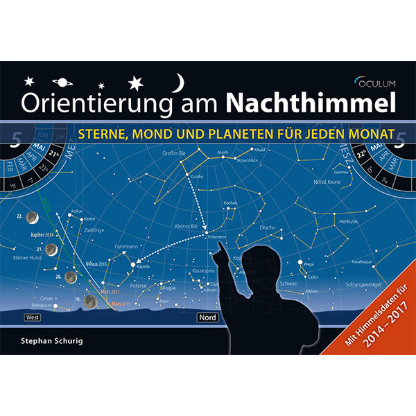 Oculum Verlag Mapa estelar Orientierung am Nachthimmel