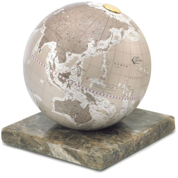 Zoffoli living Globo terráqueo Stone Warm Grey 22cm