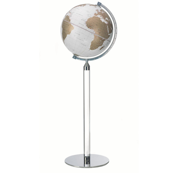 Zoffoli living Globo terráqueo de pie Vasco da Gama White/ Gold 40cm