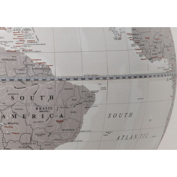Zoffoli living Globo terráqueo de pie Vasco da Gama All White 40cm