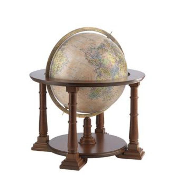 Zoffoli living Globo terráqueo de pie Mercatore Rosa antico 60cm