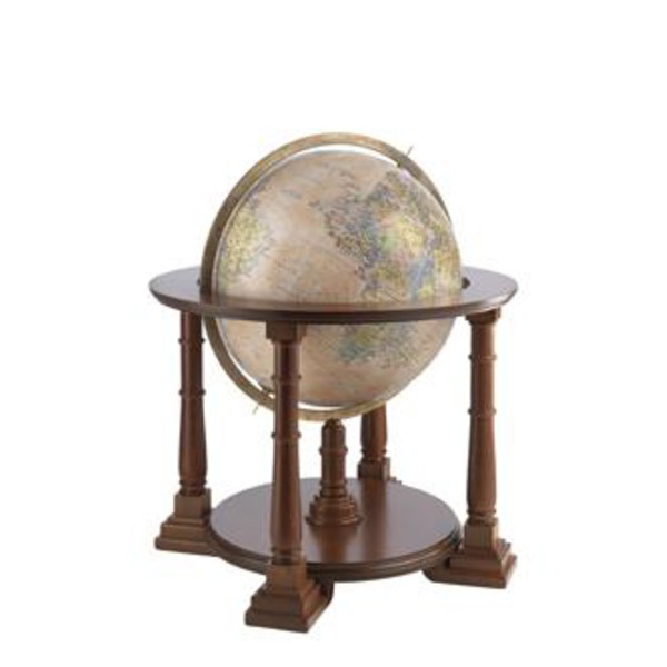 Zoffoli living Globo terráqueo de pie Mercatore Rosa antico 50cm