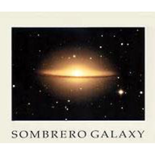 Palazzi Verlag Póster Galaxia del Sombrero (impresión artística)