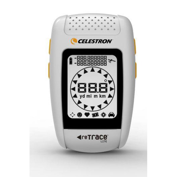 Celestron GPS reTrace Lite tracker con brújula digital incluida, blanco