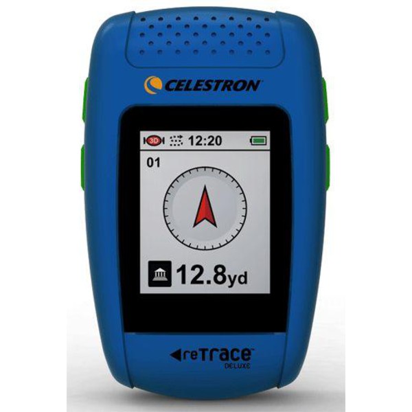 Celestron GPS reTrace Deluxe tracker con brújula digital incluida, azul