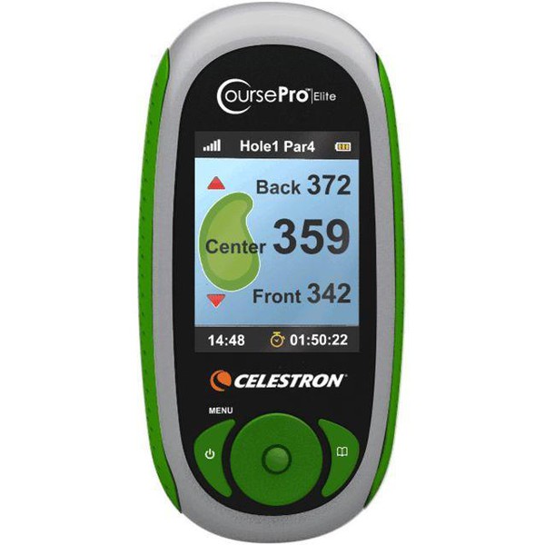 Celestron Telémetro GPS CoursePro Elite Golf Navi, verde