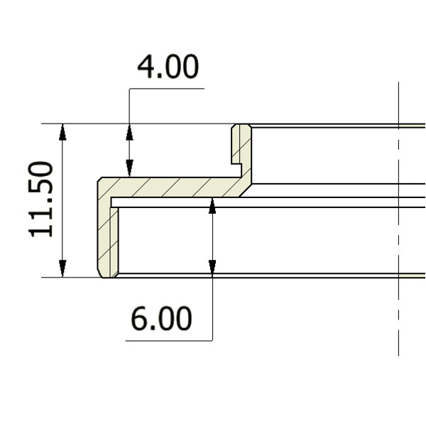 Omegon Adaptador C-Mount (macho) para T2 (hembra)