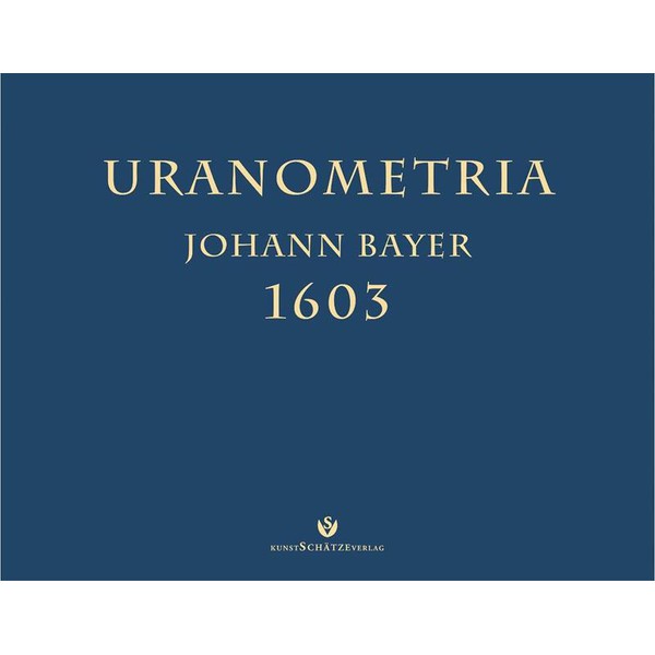 KunstSchätzeVerlag Uranometria von Johann Bayer con libro (en alemán)