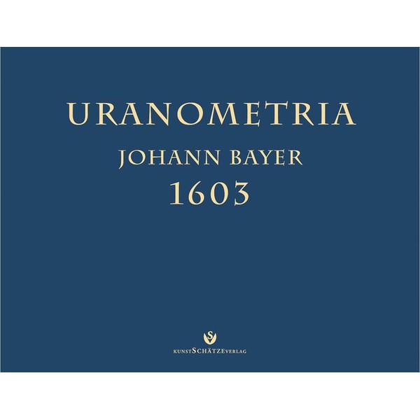 KunstSchätzeVerlag Uranometria von Johann Bayer con libro (en alemán)