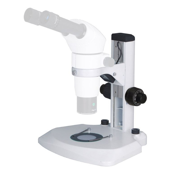 Optika Base ancha con brazo fijo, iluminación LED y de ajuste preciso
