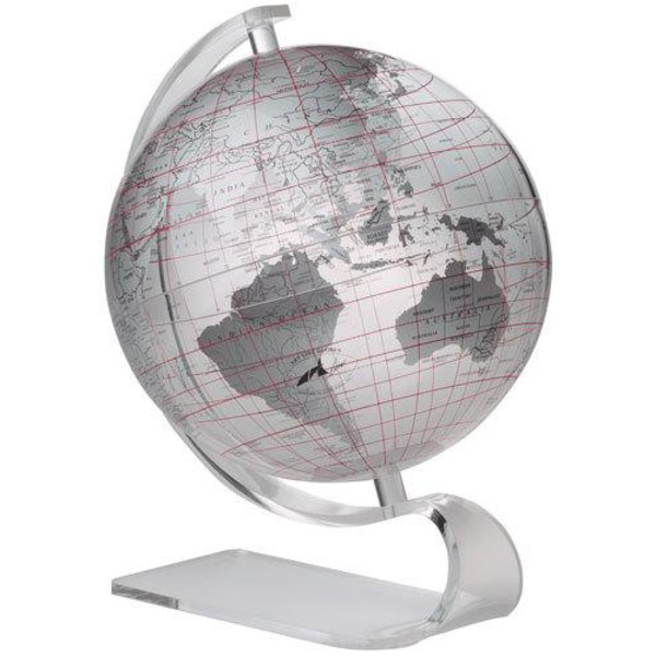 Columbus Globo terráqueo New Style - Silver Earthsphere 743002