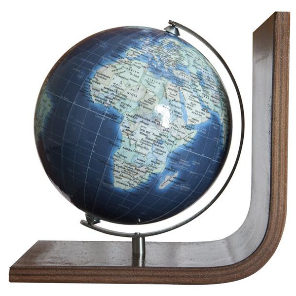 Columbus Globo terráqueo Sujetalibros Duo Azzurro BST 241250 compatible con TING