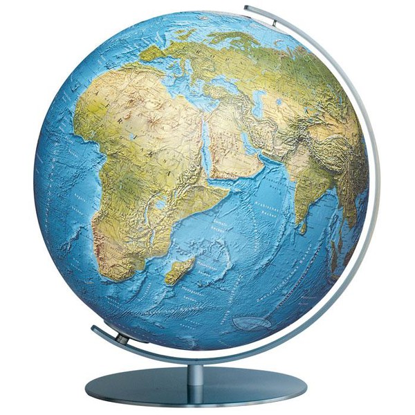 Columbus Globo terráqueo Duorama Acero inoxidable (mate) 34 cm