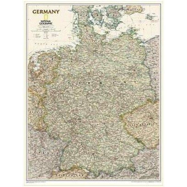 National Geographic Mapa Alemania