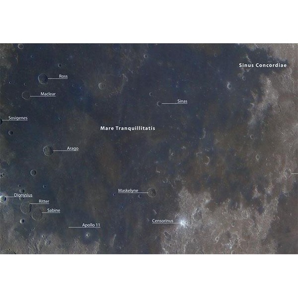 Oculum Verlag Póster de la Luna (en alemán)