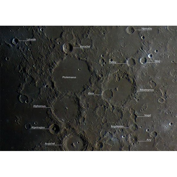 Oculum Verlag Póster de la Luna (en alemán)