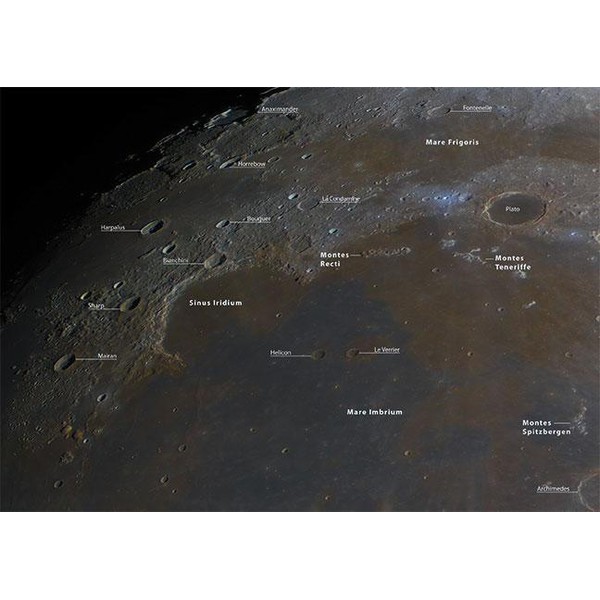 Oculum Verlag Póster de la Luna (en alemán)