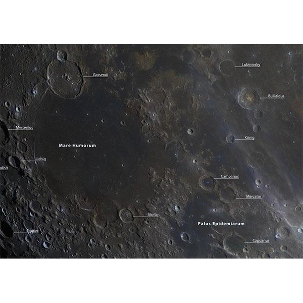 Oculum Verlag Póster de la Luna (en alemán)