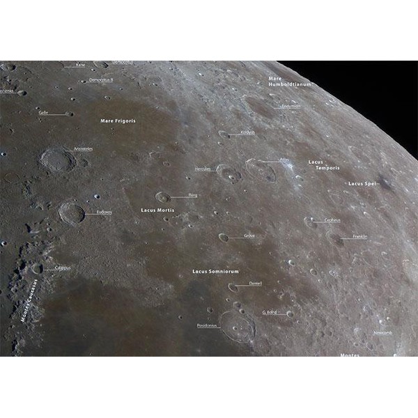 Oculum Verlag Póster de la Luna (en alemán)