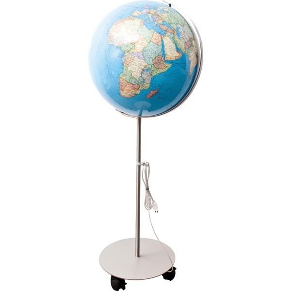 Columbus Globo terráqueo Duo Stainless Steel with wheels 51cm
