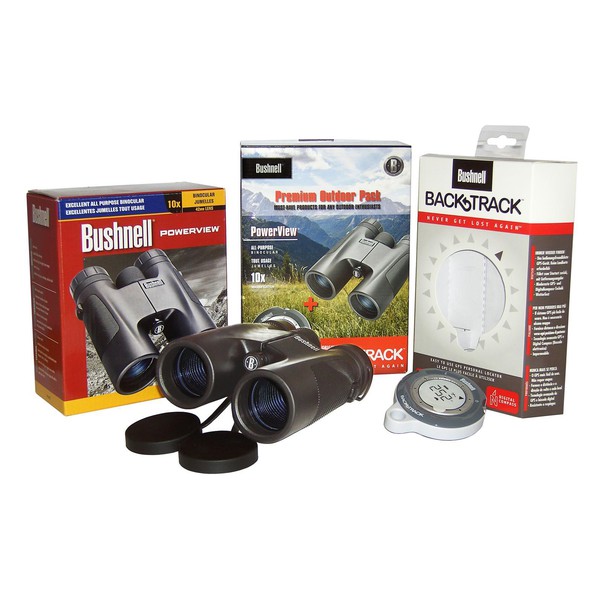 Bushnell Set destacado: Binoculares Powerview 10x42 + GPS BackTrack