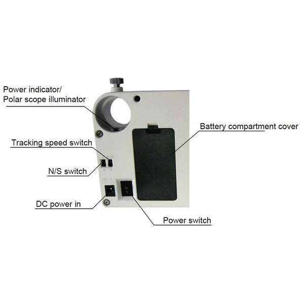 iOptron Montura Unidad de seguimiento SkyTracker para astrofotografía, color negro