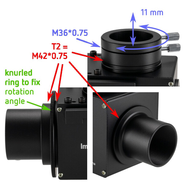 Omegon Espejo plegable
