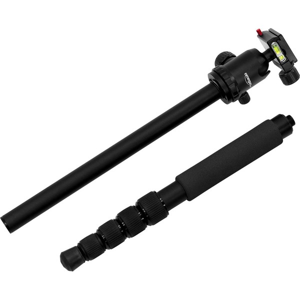 Omegon Trípode Pro de aluminio + Cabezales 3D Trípode de rótula panorámica Pro PD80