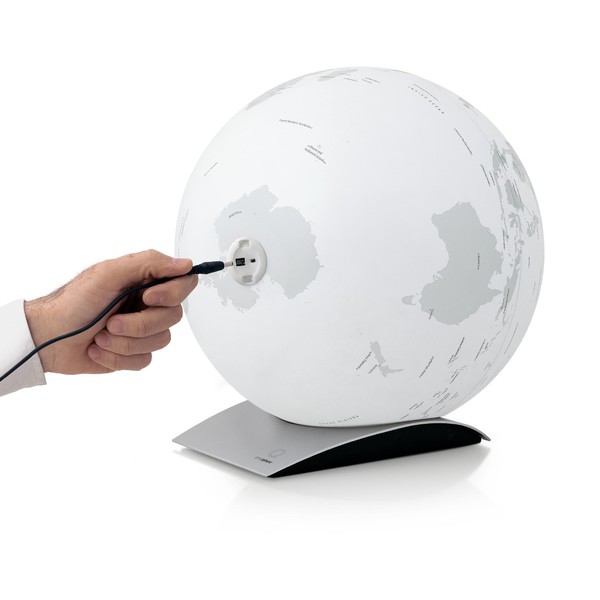 Räthgloben Globo terráqueo Capital Q LED