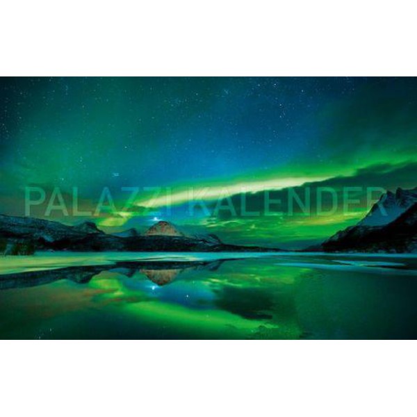 Palazzi Verlag Calendarios Calendario de auroras boreales Polarlicht - Himmlisches Leuchten