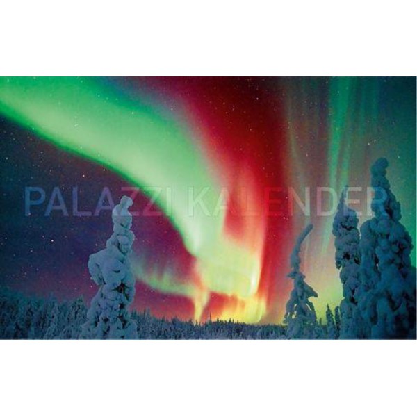 Palazzi Verlag Calendarios Calendario de auroras boreales Polarlicht - Himmlisches Leuchten