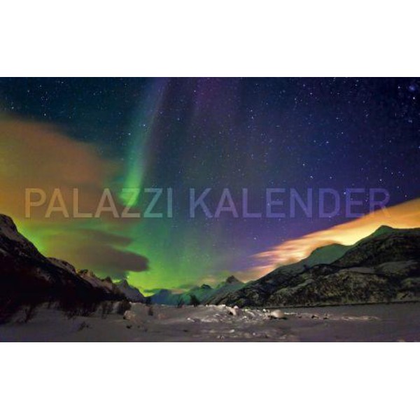 Palazzi Verlag Calendarios Calendario de auroras boreales Polarlicht - Himmlisches Leuchten