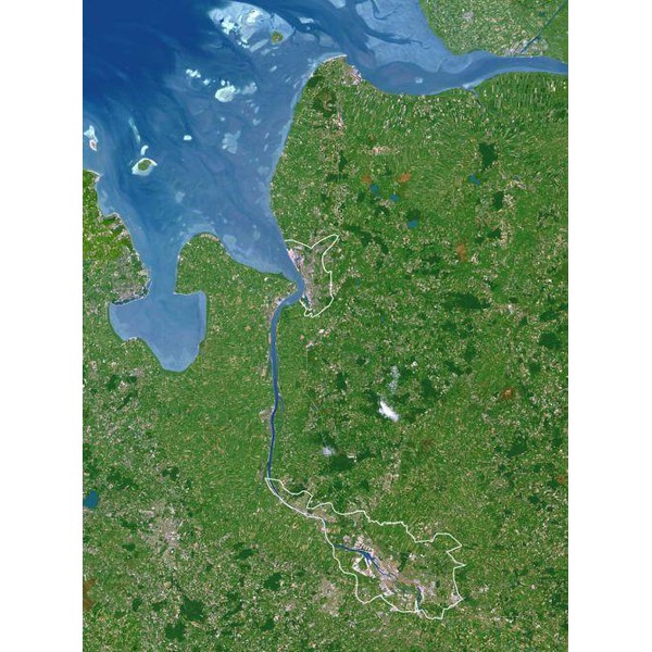 Planet Observer Mapa regional : Bremen