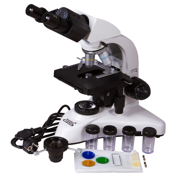 Levenhuk Microscopio MED 25B 40x-1000x Bino HAL
