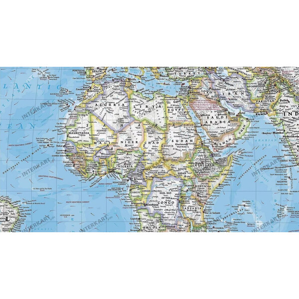 National Geographic Mapamundi (279 x 193 cm)