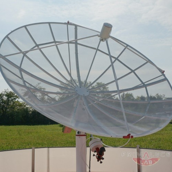 PrimaLuceLab Telescopio Spider 230 radio telescope, with EQ-6 mount and pier