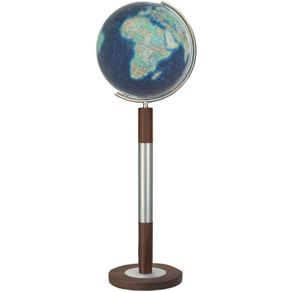Columbus Globo terráqueo de pie Duo Azzurro Acero noble/ Wenger 40cm