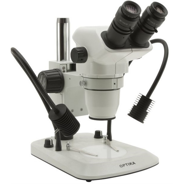 Optika Microscopio estéreo SZN-5, binocular, zoom, 7x-45x, LED