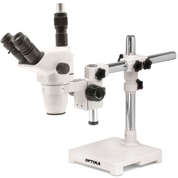 Optika Microscopio stereo zoom SZN-8, trinocular, 7x-45, suspendido