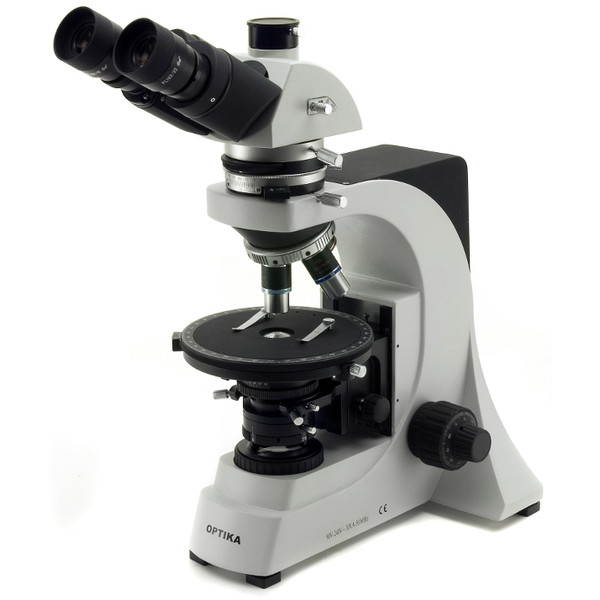 Optika Microscopio B-500POL trinocular microscope, with polarizer ERGO head and X-LED illumination