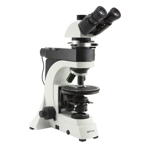 Optika Microscopio B-500POL-I, Trinocular, Polarización, Cabezal ERGO, X-LED