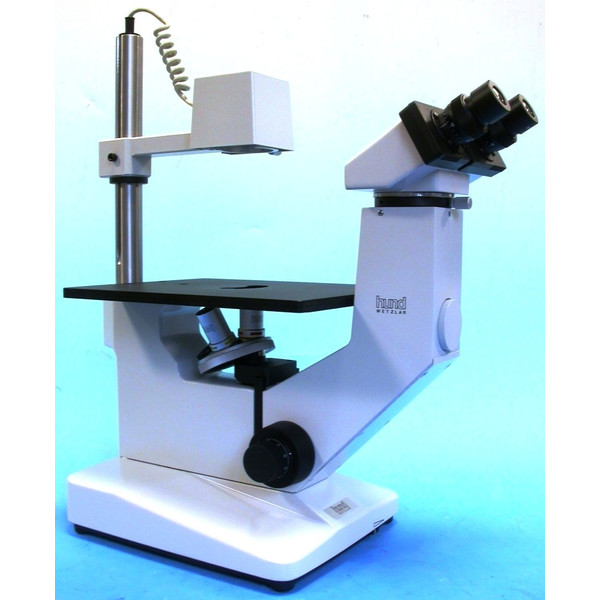 Hund Microscopio invertido Wilovert Standard HF 20, bino, 40x - 200x