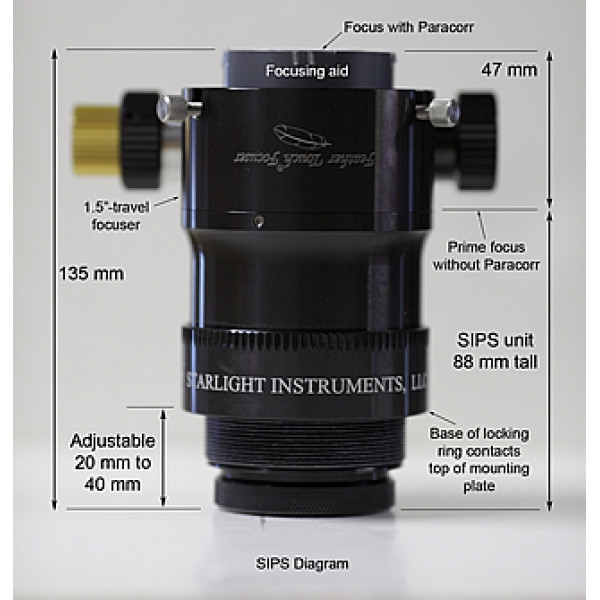 Starlight Instruments Enfocador Sistema de corrección de coma SIPS Paracorr