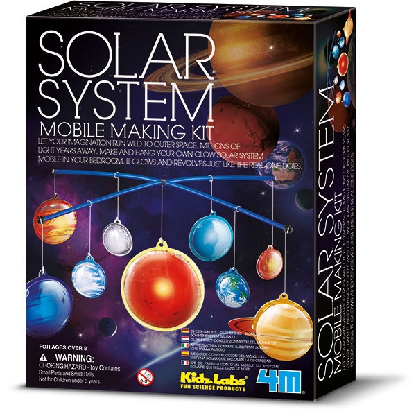 HCM Kinzel Planetario Kit de fabricación de móviles del sistema solar fosforescente