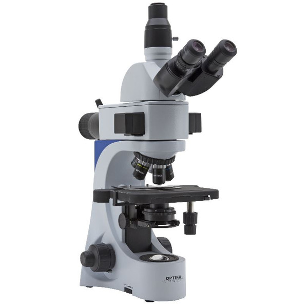 Optika Microscopio B-383LD2-fluorescente, LED, trinocular, filtro B&G