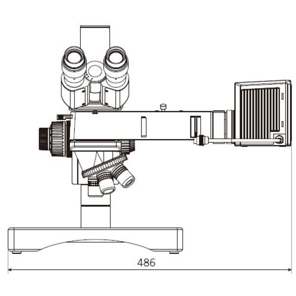 Motic Microscopio BA310 MET-H, trinocular