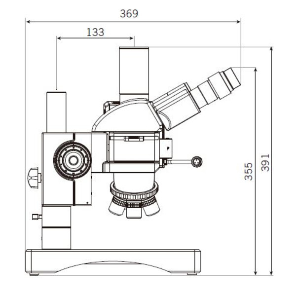 Motic Microscopio BA310 MET-H, binocular